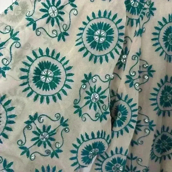 NWT - Soft Surroundings- Teal Bohemian Cardigan -One size - Picture 15 of 15